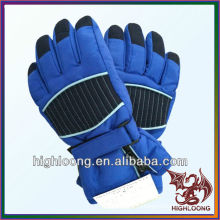 Регулируемые перчатки для лыж с воротником из нейлона Bule Nylon Taslon Пзготовителей